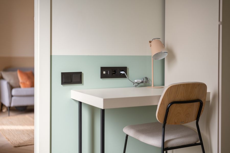 Essential Single Room with Shared Bathroom and Balcony - 12A2