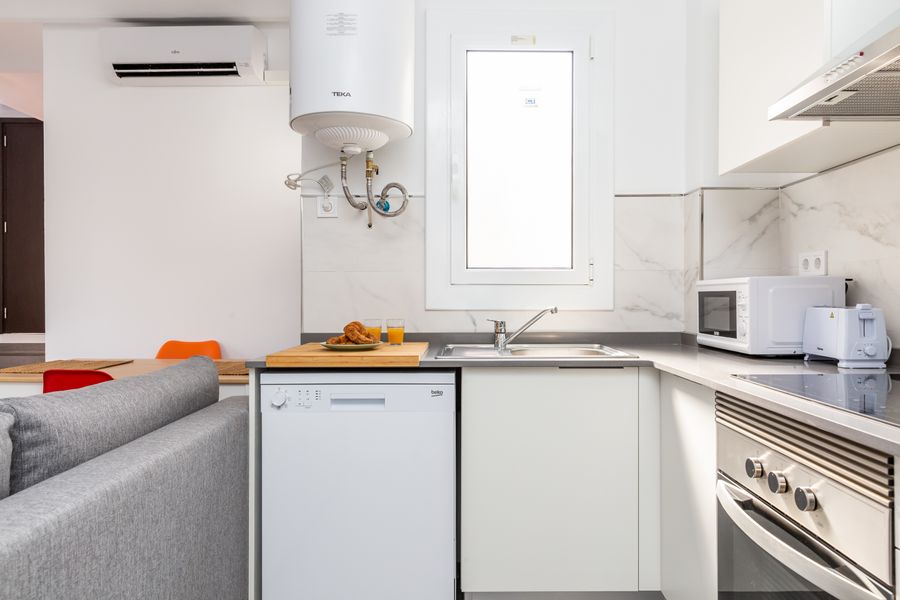 2-Bedroom 1-Bathroom Penthouse with Terrace - 517