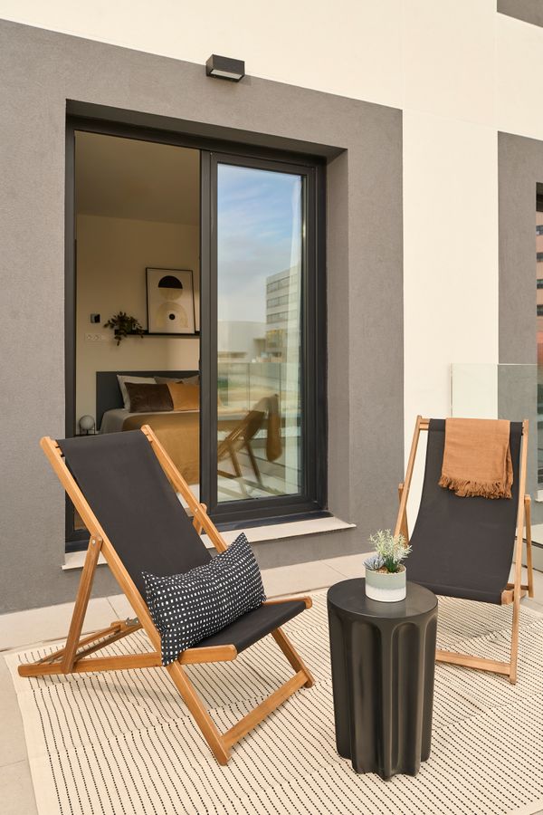 The Two Bedroom with Terrace